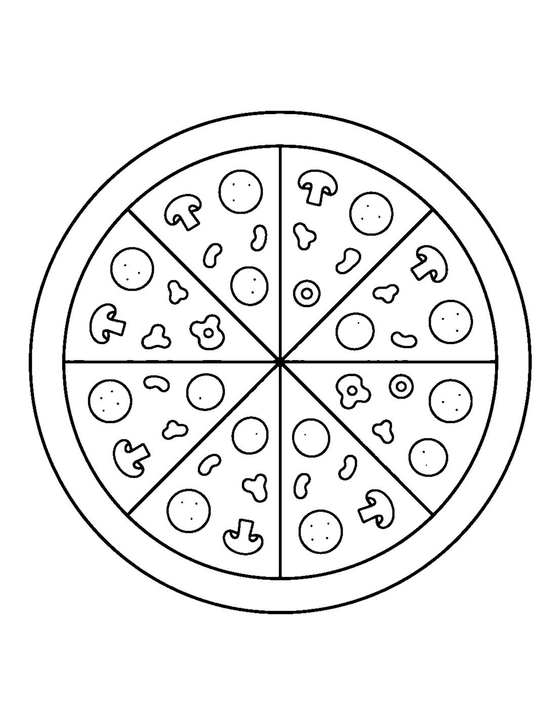 Fractions Pizza Party